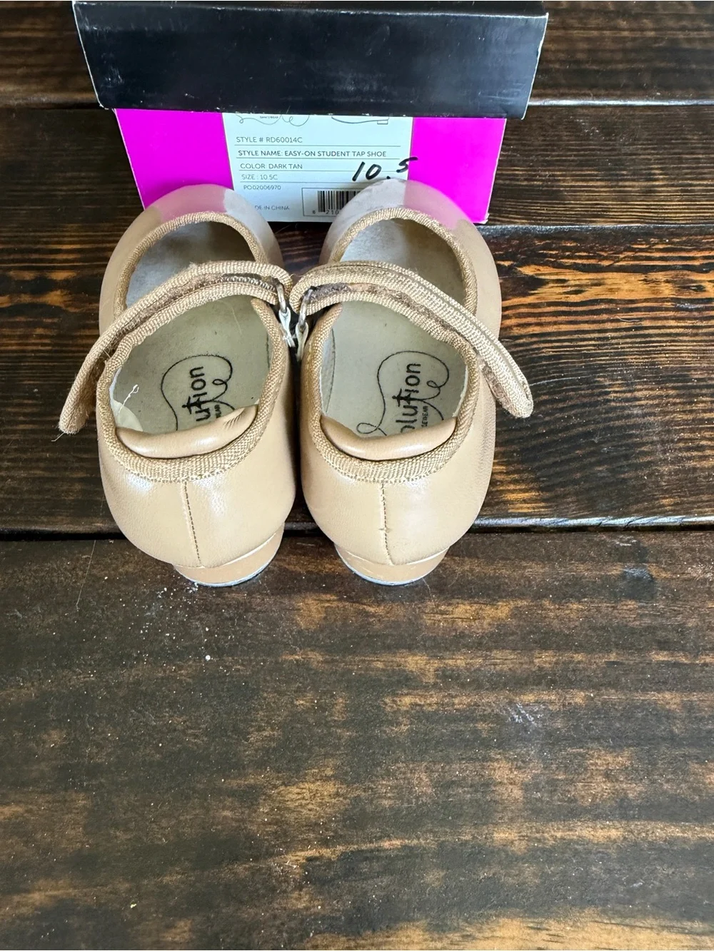 Revolution Tan Tap Shoes for Kids